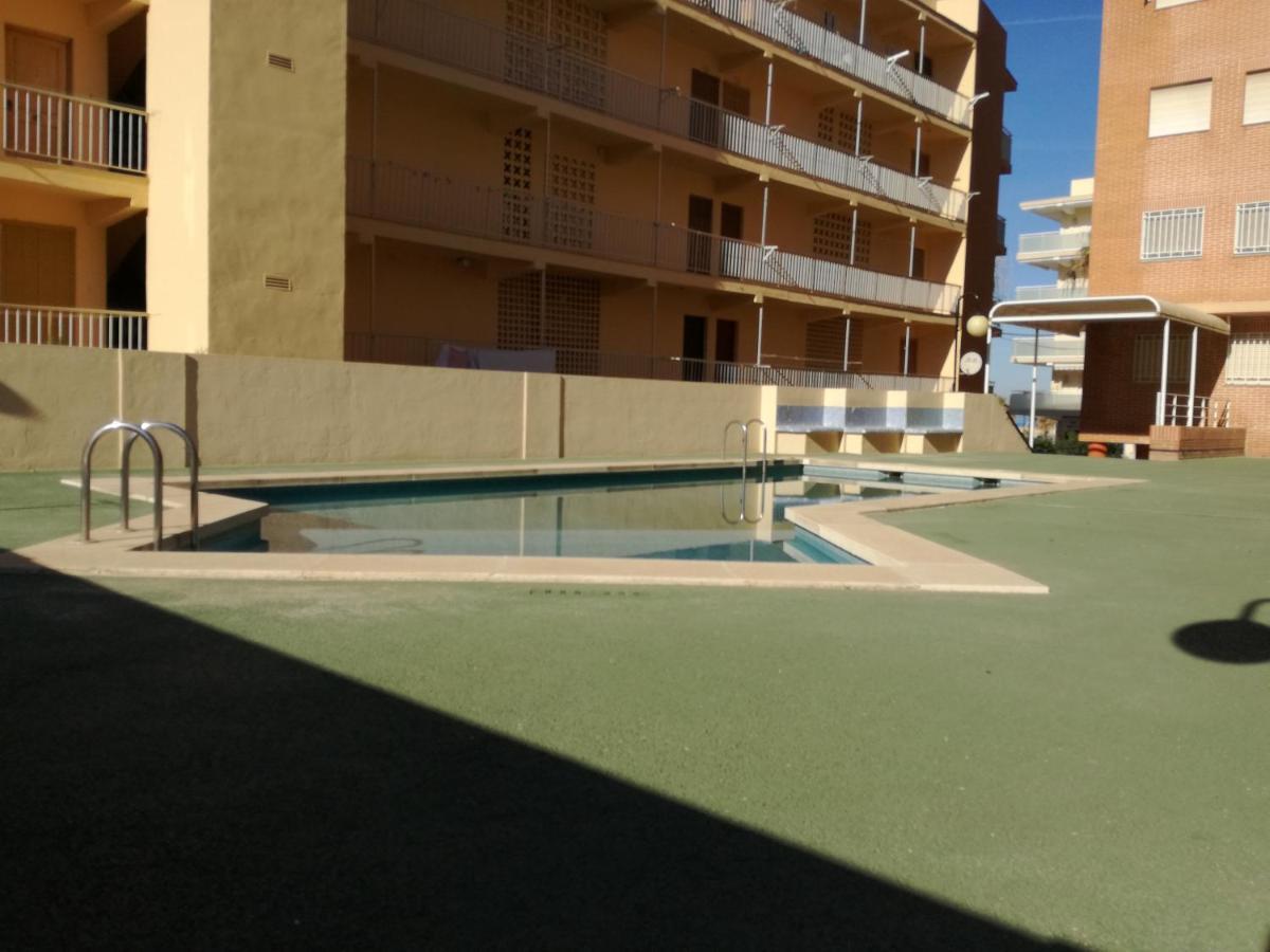 Apartamento Con Gran Terraza, Piscina Y Con Vistas Al Mar, A Solo 50 M De La Playa Daimus Exterior photo