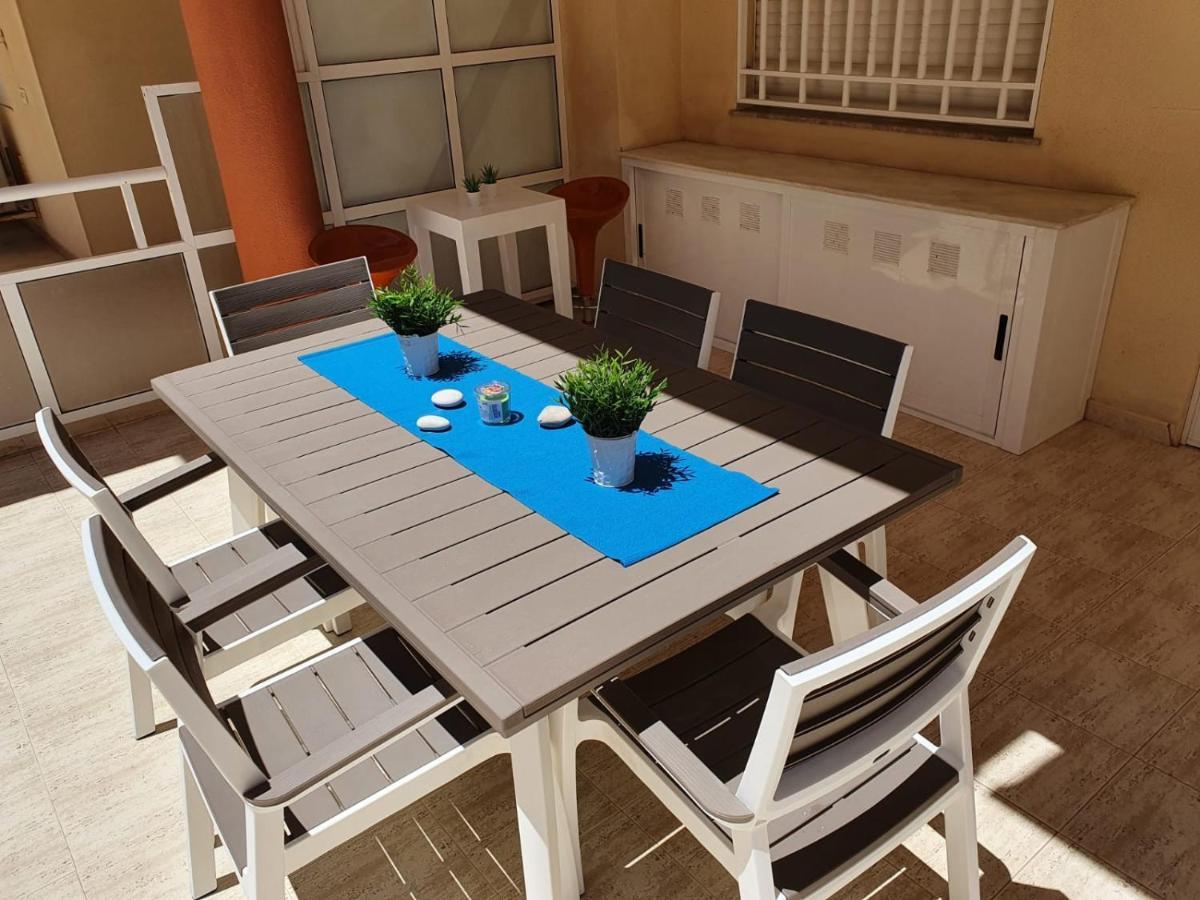 Apartamento Con Gran Terraza, Piscina Y Con Vistas Al Mar, A Solo 50 M De La Playa Daimus Exterior photo